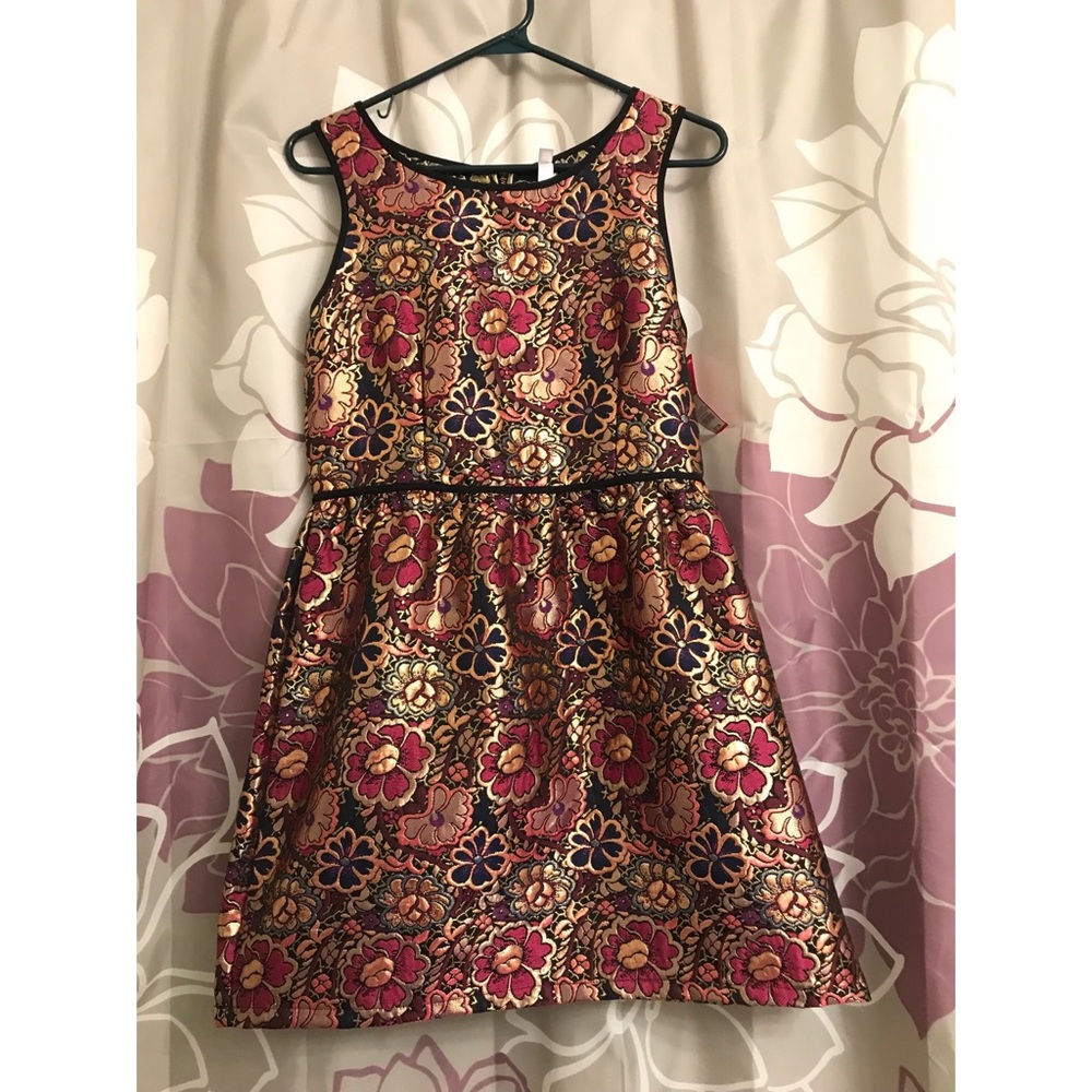 Flower Print Cocktail Dress